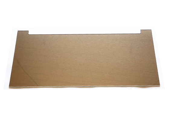 UV Micro Imprinting Refrigerator Door 6mm CNC Tempered Glass