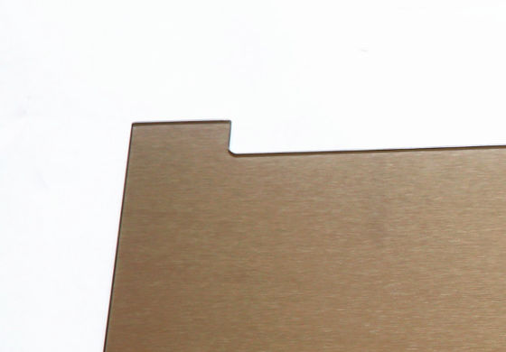 UV Micro Imprinting Refrigerator Door 6mm CNC Tempered Glass